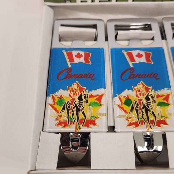 Bell Can Beer Bottle Opener Box of 12 Canada RCMP Maple Leaf NOS NEW Vtg C-202 - Picture 2 of 10